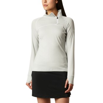 Columbia Omni-Wick New Classic, Pullover Grises Para Mujer | 839410-KAC